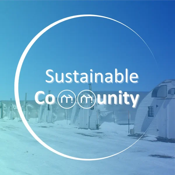 Sustainable Community - Carbon credit visual - energy efficiency and insulation