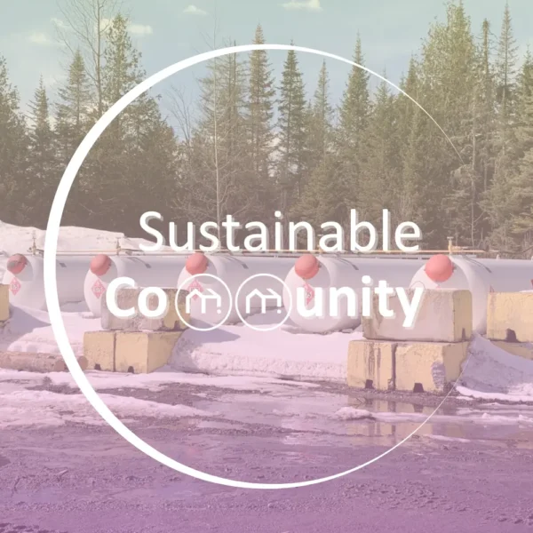 Sustainable Community - Carbon credit visual - energy source switch