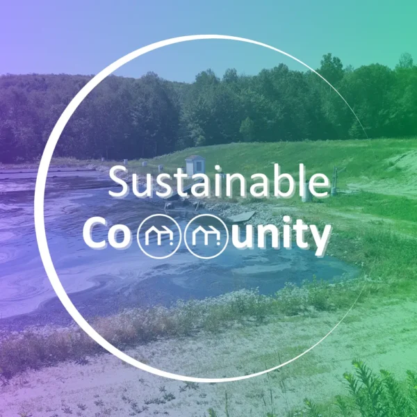 Sustainable Community - Carbon credit visual - sludge and biosolids